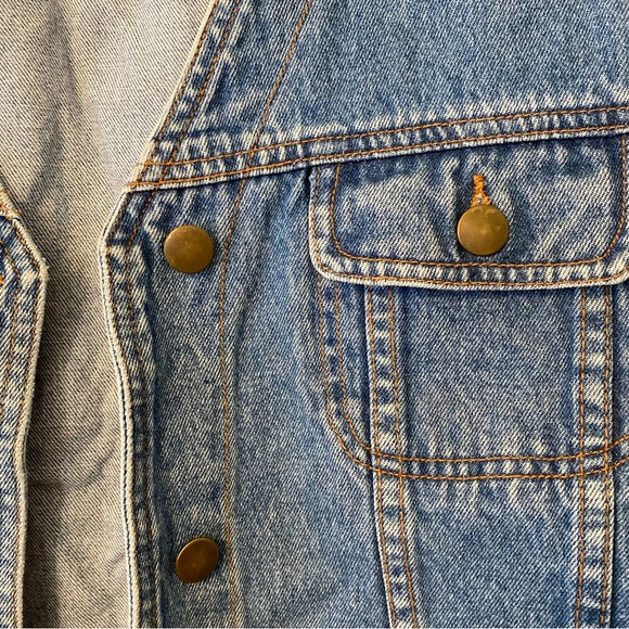 Vintage jean vest - Picture 6 of 7